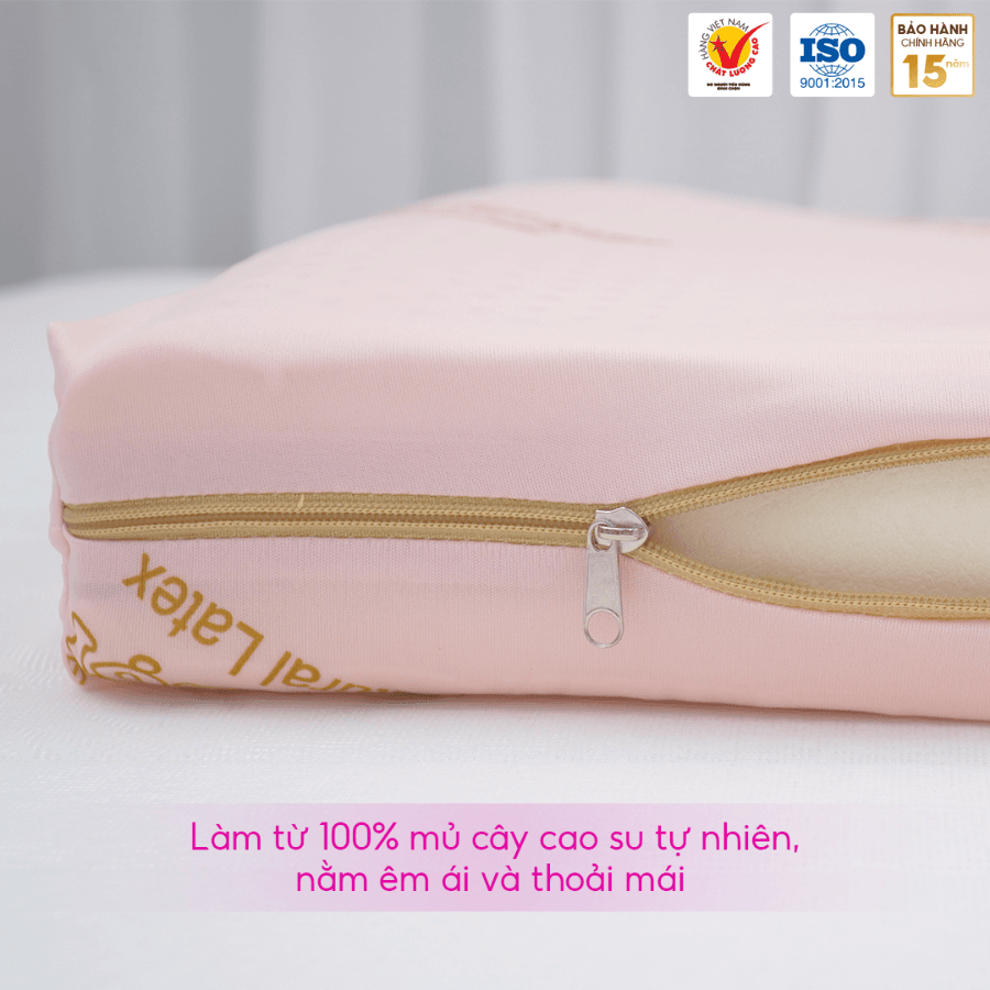 GỐI NẰM LƯỢNG SÓNG CAO SU THIÊN NHIÊN THẮNG LỢI - Ảnh 4