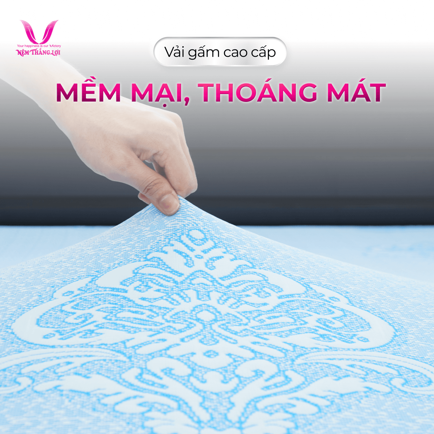 NỆM CAO SU THIÊN NHIÊN ROSI MASSAGE THẮNG LỢI - Ảnh 5